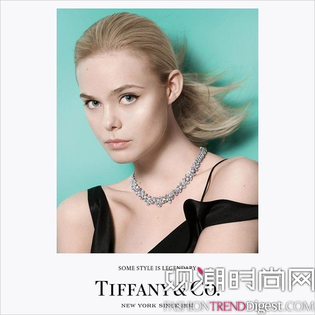 Tiffany最新广告，璀璨闪耀，引领时尚潮流新风尚