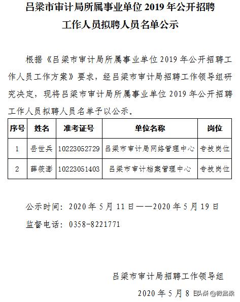 吕梁市审计局最新新闻动态发布